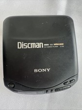 Sony Discman Mega Bass CD Compact Player D-131 Portable Not Tested 1994