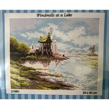Printed needlepoint tapestry Canvas Only Orchidea 24x30 cm Windmill
