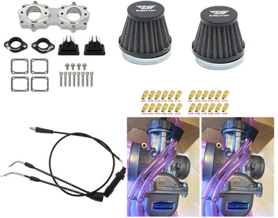 Banshee 35mm 35 Mil Carb Kit  OE Air Striker Carbs Carburetor Reeds NEW