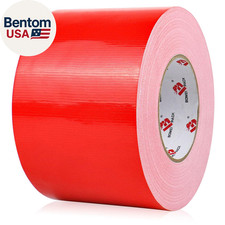 4" Red Duct Tape Wide Roll,4 Inch X 60 Yards,Industrial Grade Duct Tape,Heavy Du