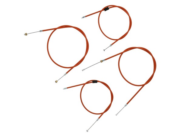 "Bowdenzug-Satz Enduro \"Prewarit\", Orange - FüR Simson S51, S70, S53, S83 Enduro"-image