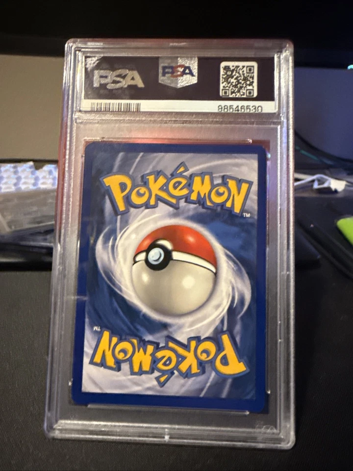 Grass Energy 099/102 Base Set Shadowless 1st Edition Regular Card PSA 8 NM - Image 2 of 4