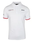 Porsche Motorsport by Boss Men's Short Sleeve Polo Shirt White Cotton Size S