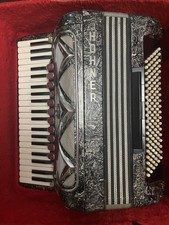 Hohner Akkordeon Organola de Luxe Mit Bugari Stimmen + Mikrofonen