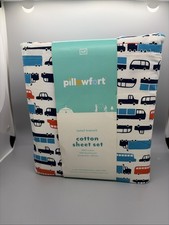 Pillowfort Total Transit Full Size Sheets Set Multicolor 100 Cotton Kids 4 Pc