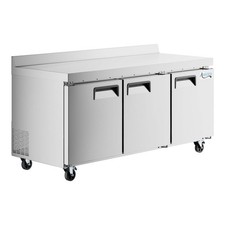 72" Worktop Refrigerator with 3 1/2" Backsplash