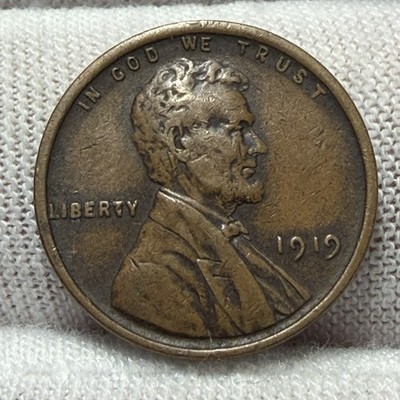 1919-P/D/S Early Year Lincoln Wheat Cents/Pennies receive 3 coins pictured #4846