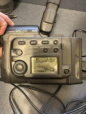 canon ucs3 hi8 camcorder ca-100 charger dc-100 adapter for parts or repair