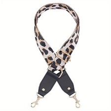 1pc Polyester Adjustable bag Strap with PU Leather  Alloy Clasps for bag