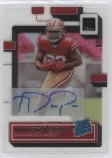 2022 Panini Clearly Donruss Rated Rookie Auto Tyrion Davis-Price #76 Auto 0w8p