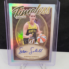 Panini 2026 WNBA Donruss Timeless Treasures Auto Serena Sundell #TTS-SS