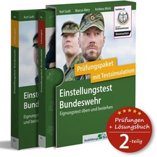 Einstellungstest Bundeswehr: Prüfungspaket mit Testsimulatio ... 9783956241550