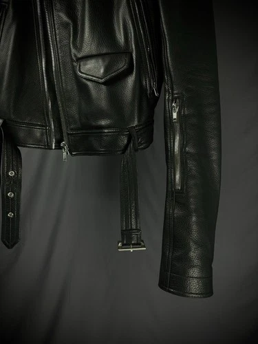 RICK OWENS SS21 PHLEGETHON LUKE STOOGES LEATHER JACKET image 4