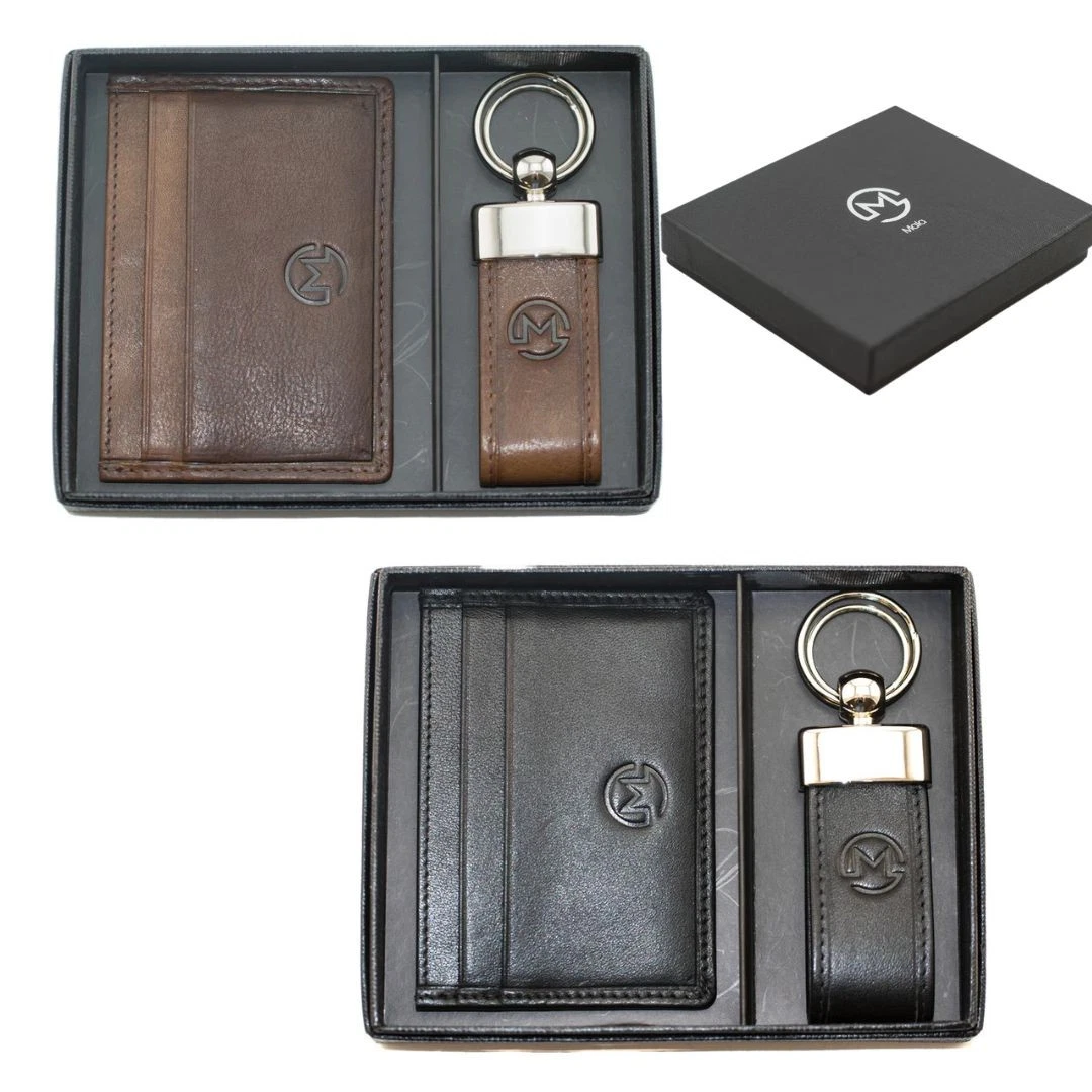 Hipster Vera Pelle Grande Marrone Carta Di Credito Id Uomo - Foto 3