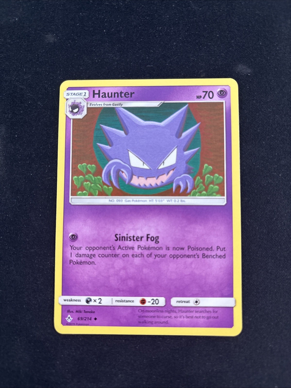 Pokémon TCG Haunter Unbroken Bonds 69/214 Regular Uncommon NM