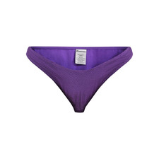 MEDIUM Purple Crystal Mesh High-Leg Bikini Bottoms M  Cheeky  No Boundaries