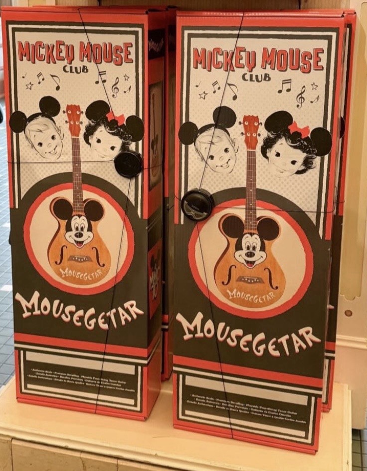 Disneyland Disney Park 2025 Mickey Mouse Club Mousegetar Guitar