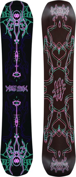 Yes. Snowboard All Mountain Menace Snowboard 2025 Snow Board Winter Freeride Fre-image