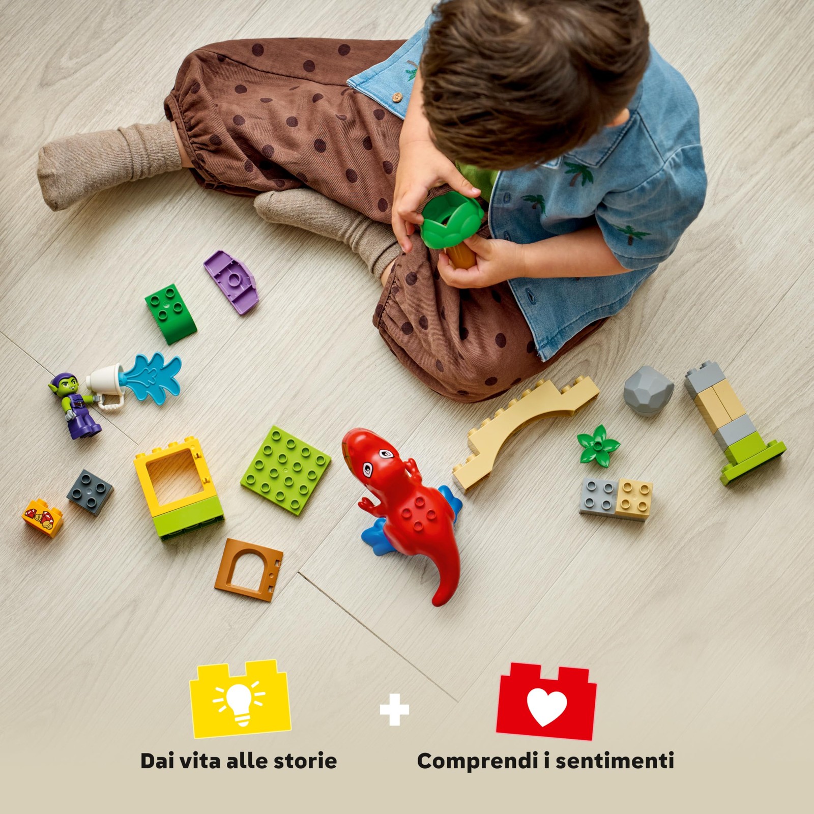 LEGO DUPLO Marvel Dinosauro Spidey-Rex vs. Goblin - Giocattolo per lo Sviluppo d foto 5