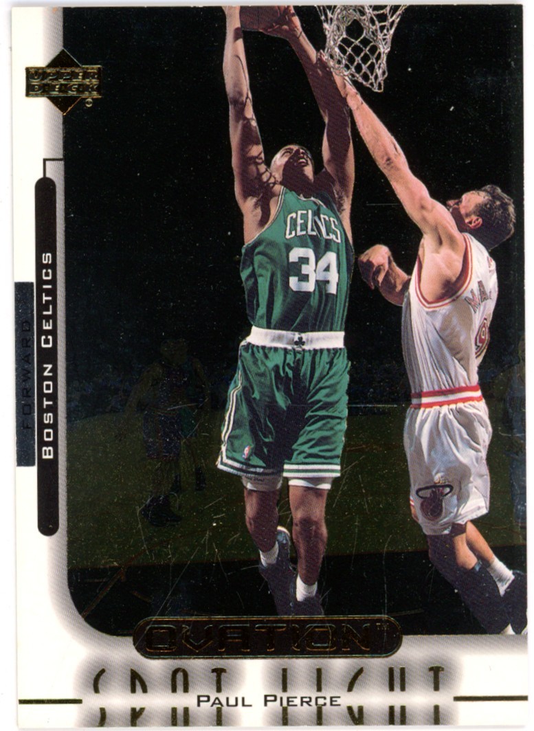 1999-00  UPPER DECK OVATION SPOTLIGHT    PAUL PIERCE  #OS8 BOSTON  CELTICS