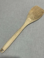 Wooden Spatula Flat Turner Natural Wood Kitchen Utensil 11 inch