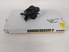 Cisco Catalyst 1000 C1000FE-24P-4G-L 24-Port PoE Switch W/ 4x SFP Rackmount