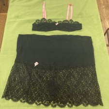 1920s underwear step in TAP Pants and Bra Set Lace Flapper
