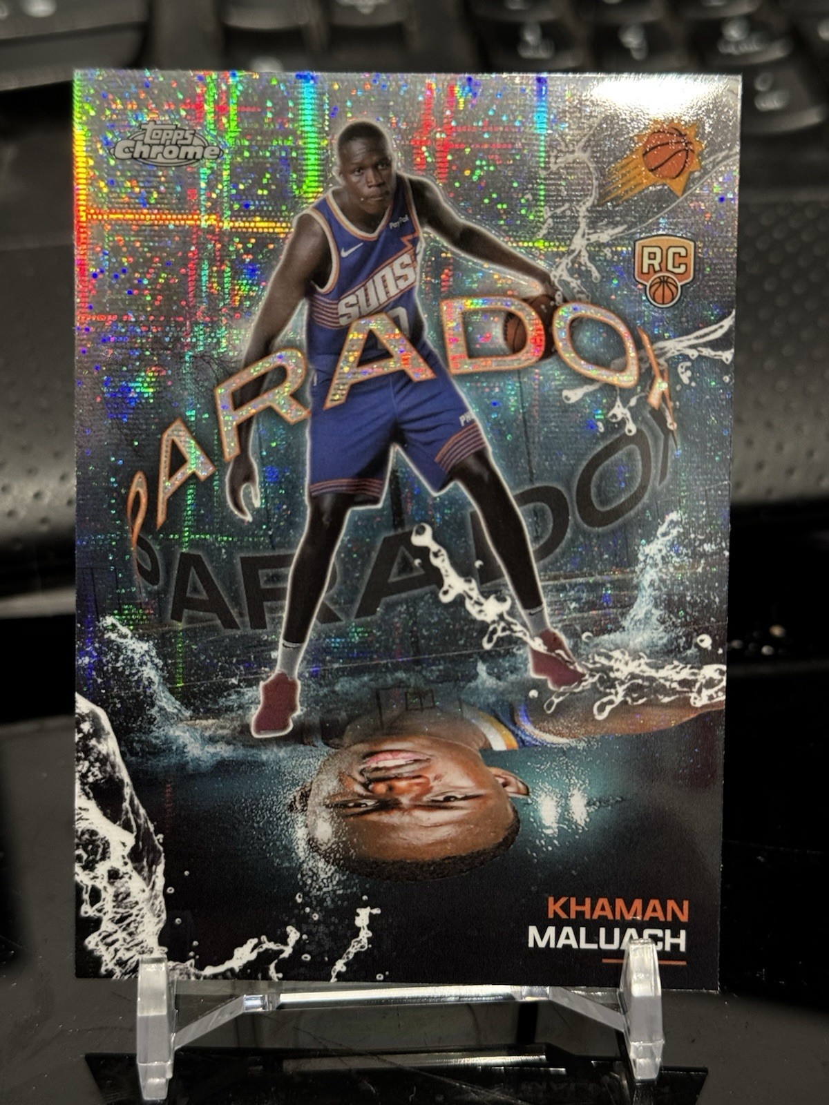 2025-26 Topps Chrome Khaman Maluach RC PARADOX SSP Case Hit Phoenix Suns PX-28