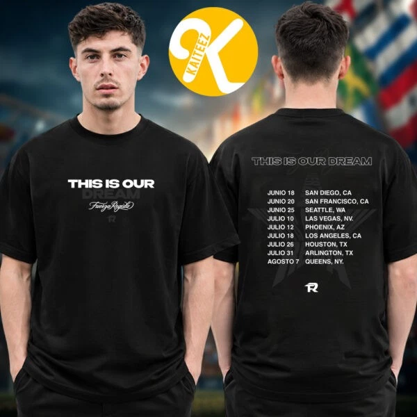 Fuerza Regida Merch This Is Our Dream Tour 2026 Nunca Se Imagino Unisex T-Shirt
