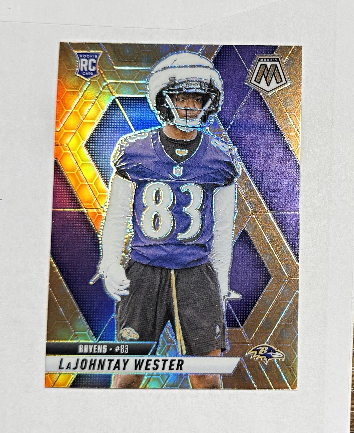 LaJohntay Wester Panini Mosaic #366 Base