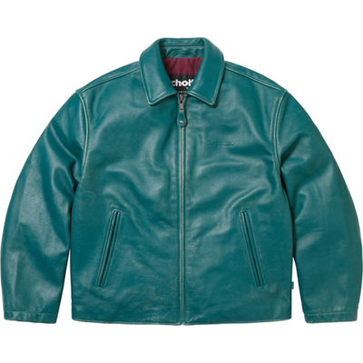 Supreme×Schott Leather Harrington Jacket Schott×Supreme 16SSLeather Harrington Jacketレザージャケット