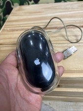 Apple Pro Mouse USB Wired Optical M5769 Black imac Genuine Vintage
