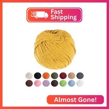 Craft County Natural Macram  Cotton Rope   Knitting, DIY, and Wall Hangings   Go