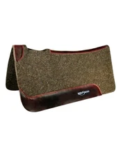 Reinsman Saddle Pad Wool Felt Square Contour 31 x 30 x1 Brown 3570