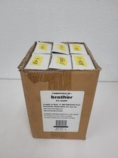 Lot of 6 Brother PC-302RF Facsimile Refill Rolls QTY 12 New