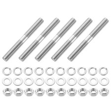 5 Set M8x65mm Double Ended Stud Screws 304 Stainless Steel With Nuts 5 Set M8x65mm Double Ended Stud Screws 304 Stainless Steel With Nuts