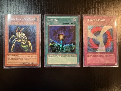 Yu-Gi-Oh! TSC-001, TSC-002, TSC-003 The Sacred Cards Promo Set - NM