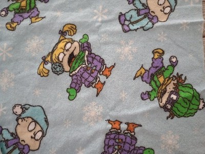 nickelodeon rugrats fun fabric flannel sheet 11 x 10 inch