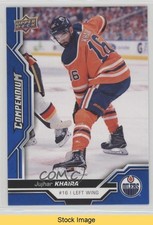 2018-19 Upper Deck Compendium Blue Jujhar Khaira #158 READ 0c3