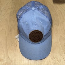 Vineyard Vines Light Blue Trucker Strapback Baseball Cap Hat