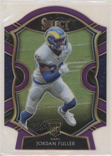 2020 Panini Select Concourse Purple Prizm Die-Cut Jordan Fuller #75 0d9o
