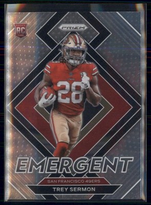 2021 Panini Prizm - Emergent Trey Sermon #E-19 RC