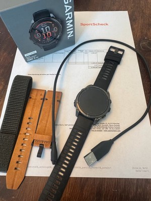 Garmin Fenix 8 47mm Amoled Sapphire Titan - Smartwatch GPS Uhr