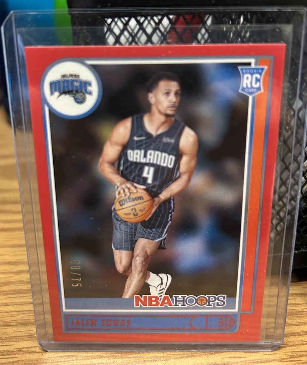 2021-22 Panini NBA Hoops - Rookies Jalen Suggs #210 Red  /75 (RC)
