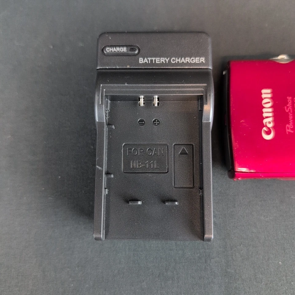 Canon PowerShot 20 MP ELPH 180 Digital Camera PC2275 Red W/ Battery  - Image 2 of 4