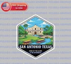 San Antonio Texas Bumper Vinyl Decal Sticker Souvenir Travel A