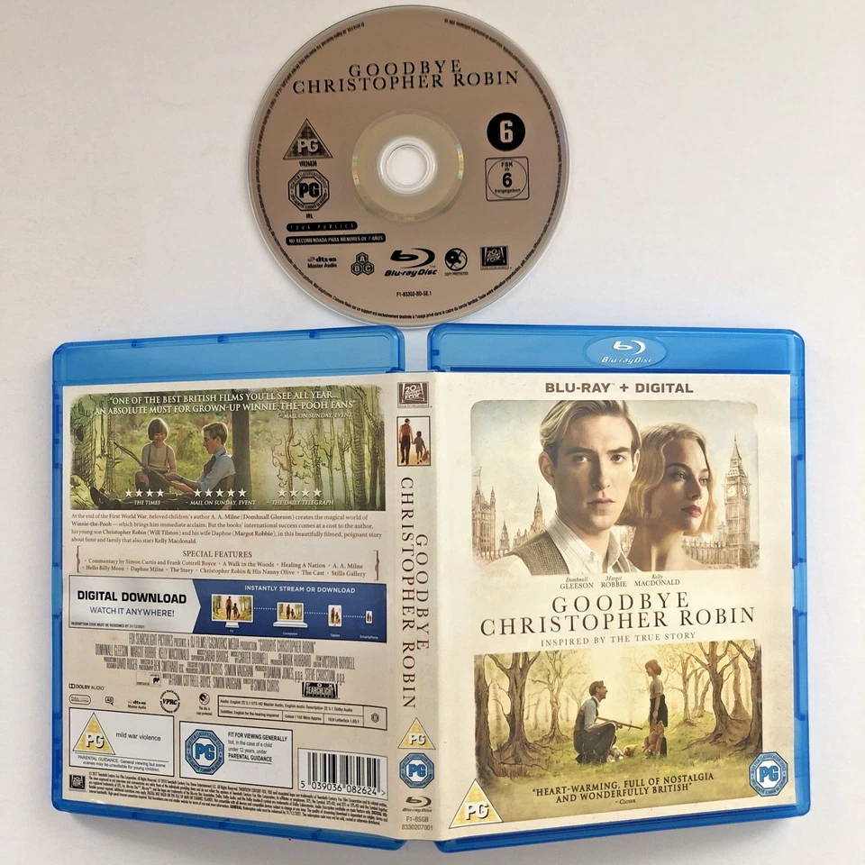 Goodbye Christopher Robin [Blu-ray] Biography of A.A. Milne - Winnie the Pooh - Image 3 of 4