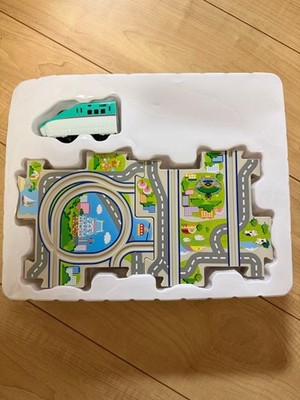 railway toy set with road design #8778eb