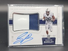 2018 SAQUON BARKLEY RPA National TREASURES  COLLEGIATE 2 COLOR PATCH  /49   #106