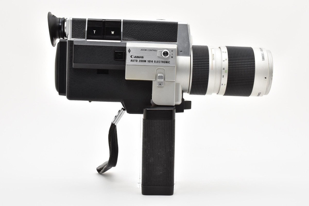 キヤノン CANON 1014 ELECTRONIC Exc+5] Canon Auto Zoom 1014 Electronic Super 8 Movie Camera From